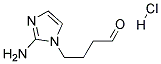 4-(2-AMINO-IMIDAZOL-1-YL)-BUTYRALDEHYDE HCL 结构式