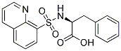 N-(8-QUINOLINYLSULFONYL)PHENYLALANINE 结构式