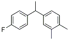 4-[1-(4-FLUORO-PHENYL)-ETHYL]-1,2-DIMETHYL-BENZENE 结构式