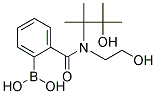 N-(2-HYDROXYETHYL)BENZAMIDE-2-BORONIC ACID, PINACOL ESTER 结构式