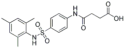 N-[4-(2,4,6-TRIMETHYL-PHENYLSULFAMOYL)-PHENYL]-SUCCINAMIC ACID 结构式