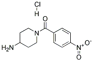 (4-AMINO-PIPERIDIN-1-YL)-(4-NITRO-PHENYL)-METHANONE HYDROCHLORIDE 结构式