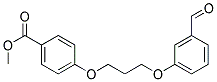 METHYL 4-[3-(3-FORMYLPHENOXY)PROPOXY]BENZENECARBOXYLATE 结构式