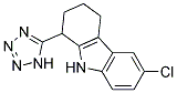 6-CHLORO-1-(1H-TETRAZOL-5-YL)-2,3,4,9-TETRAHYDRO-1H-CARBAZOLE 结构式