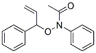 N-PHENYL-N-(1-PHENYL-ALLYLOXY)-ACETAMIDE 结构式