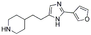 4-[2-(2-FURAN-3-YL-IMIDAZOL-4-YL)ETHYL]-PIPERIDINE 结构式