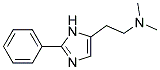 DIMETHYL-[2-(2-PHENYL-IMIDAZOL-4-YL)-ETHYL]-AMINE 结构式