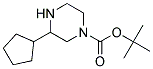 3-CYCLOPENTYL-PIPERAZINE-1-CARBOXYLIC ACID TERT-BUTYL ESTER 结构式