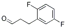 3-(2,5-DIFLUORO-PHENYL)-PROPIONALDEHYDE 结构式