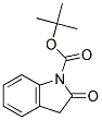 2-OXO-2,3-DIHYDRO-INDOLE-1-CARBOXYLIC ACID TERT-BUTYL ESTER 结构式