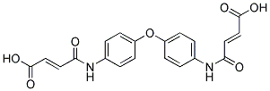 3-(4-[4-(3-CARBOXY-ACRYLOYLAMINO)-PHENOXY]-PHENYLCARBAMOYL)-ACRYLIC ACID 结构式