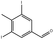 3,5-二碘-4-甲基苯甲醛 结构式