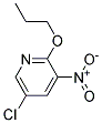 5-CHLORO-3-NITRO-2-PROPOXY-PYRIDINE 结构式