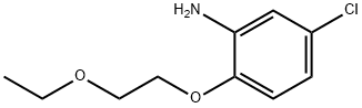 5-氯-2-(2-乙氧基乙氧基)苯胺 结构式