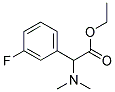 DIMETHYLAMINO-(3-FLUORO-PHENYL)-ACETIC ACID ETHYL ESTER 结构式