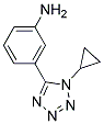 3-(1-CYCLOPROPYL-1H-TETRAZOL-5-YL)ANILINE 结构式