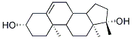 (3S,10R,13S,17S)-10,13,17-TRIMETHYL-2,3,4,7,8,9,10,11,12,13,14,15,16,17-TETRADECAHYDRO-1H-CYCLOPENTA[A]PHENANTHRENE-3,17-DIOL 结构式