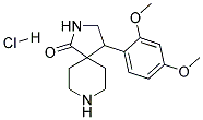 4-(2,4-DIMETHOXYPHENYL)-2,8-DIAZASPIRO[4.5]DECAN-1-ONE HYDROCHLORIDE 结构式