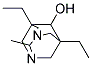 5,7-DIETHYL-2-METHYL-1,3-DIAZATRICYCLO[3.3.1.1(3,7)]DECAN-6-OL 结构式