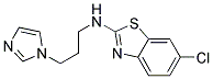 (6-CHLORO-BENZOTHIAZOL-2-YL)-(3-IMIDAZOL-1-YL-PROPYL)-AMINE 结构式