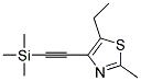 5-Ethyl-2-methyl-4-trimethylsilanylethynyl-thiazole 结构式