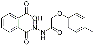 2-[N'-(2-P-TOLYLOXY-ACETYL)-HYDRAZINOCARBONYL]-BENZOIC ACID 结构式