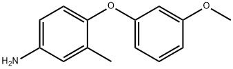 4-(3-METHOXYPHENOXY)-3-METHYLANILINE 结构式