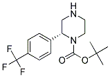 (R)-2-(4-TRIFLUOROMETHYL-PHENYL)-PIPERAZINE-1-CARBOXYLIC ACID TERT-BUTYL ESTER 结构式