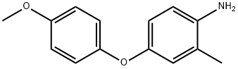 4-(4-甲氧基苯氧基)-2-甲基苯胺 结构式