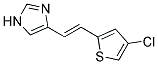 4-[2-(4-CHLORO-THIOPHEN-2-YL)-VINYL]-1H-IMIDAZOLE 结构式