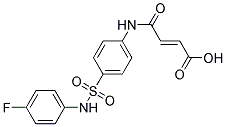 3-[4-(4-FLUORO-PHENYLSULFAMOYL)-PHENYLCARBAMOYL]-ACRYLIC ACID 结构式