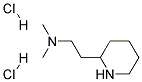 DIMETHYL-(2-PIPERIDIN-2-YL-ETHYL)-AMINE DIHYDROCHLORIDE 结构式