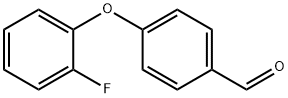 4-(2-FLUORO-PHENOXY)-BENZALDEHYDE 结构式