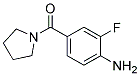 (4-AMINO-3-FLUORO-PHENYL)-PYRROLIDIN-1-YL-METHANONE 结构式