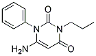 6-AMINO-1-PHENYL-3-PROPYL-1H-PYRIMIDINE-2,4-DIONE 结构式