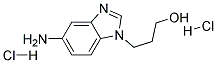 3-(5-AMINO-BENZOIMIDAZOL-1-YL)-PROPAN-1-OL DIHYDROCHLORIDE 结构式