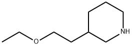 3-(2-ETHOXYETHYL)PIPERIDINE 结构式