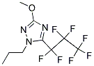 5-HEPTAFLUOROPROPYL-3-METHOXY-1-PROPYL-1H-[1,2,4]TRIAZOLE 结构式