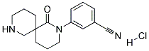 3-(1-OXO-2,8-DIAZASPIRO[5.5]UNDECAN-2-YL)BENZONITRILE HYDROCHLORIDE 结构式