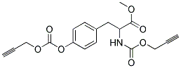 2-PROP-2-YNYLOXYCARBONYLAMINO-3-(4-PROP-2-YNYLOXYCARBONYLOXY-PHENYL)-PROPIONIC ACID METHYL ESTER 结构式