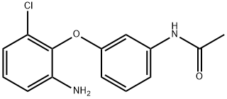 N-[3-(2-AMINO-6-CHLOROPHENOXY)PHENYL]ACETAMIDE 结构式