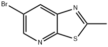 6-溴-2-甲基噻唑并[5,4-B]吡啶 结构式