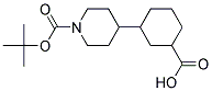 3-(1-(TERT-BUTOXYCARBONYL)PIPERIDIN-4-YL)CYCLOHEXANECARBOXYLIC ACID 结构式