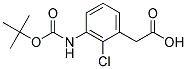 3-TERT-BUTOXYCARBONYLAMINO-(2-CHLORO-PHENYL)-ACETIC ACID 结构式