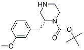 (R)-2-(3-METHOXY-BENZYL)-PIPERAZINE-1-CARBOXYLIC ACID TERT-BUTYL ESTER 结构式