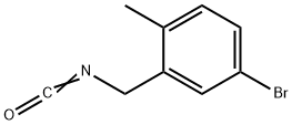 4-BROMO-2-ISOCYANATOMETHYL-1-METHYL-BENZENE 结构式