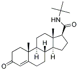 N-T-BUTYL-4-ANDROSTEN-3-ONE-17BETA-CARBOXAMIDE 结构式