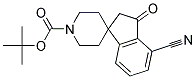 TERT-BUTYL 4-CYANO-3-OXO-2,3-DIHYDROSPIRO[INDENE-1,4'-PIPERIDINE]-1'-CARBOXYLATE 结构式