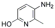 5-AMINO-2-HYDROXY-6-PICOLINE 结构式