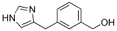 [3-(1H-IMIDAZOL-4-YLMETHYL)-PHENYL]-METHANOL 结构式
